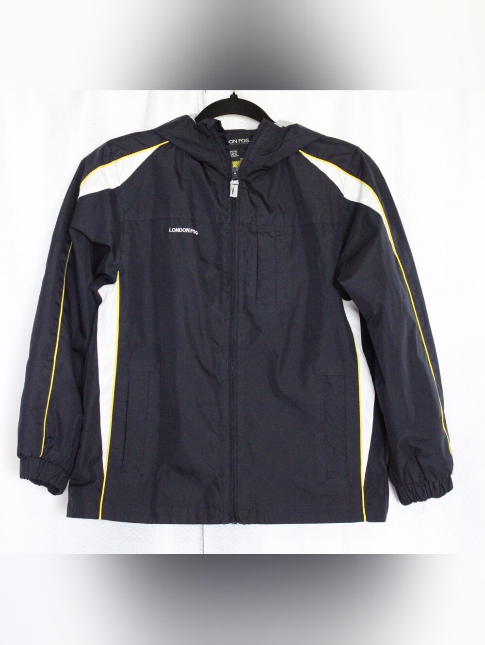 London Fog Boys Mesh Lined Jacket Navy Grey Size M (10/12)